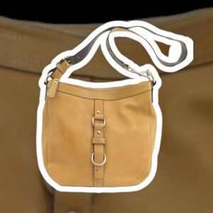 (NWT) COACH® Chelsea Leather Duffle Bag - Bamboo